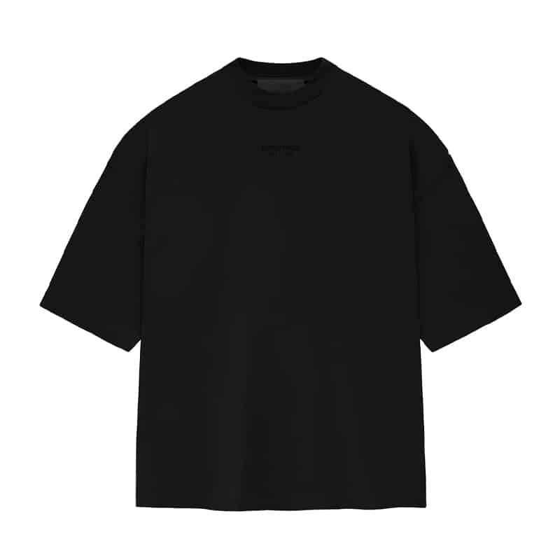 Essentials Small Logo Tee FW23 - Jet Black