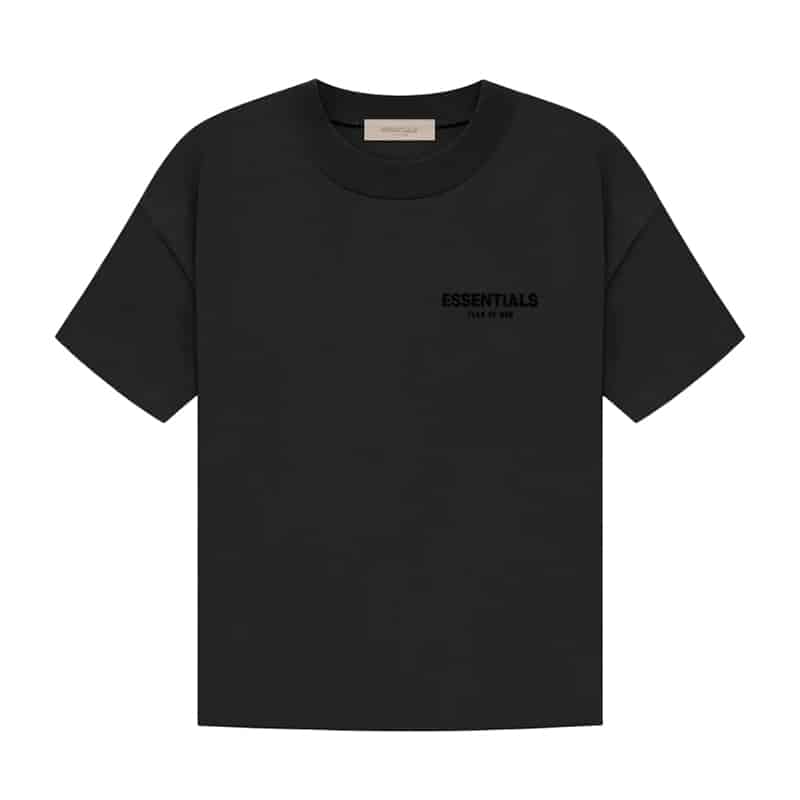 Essentials Tee FW22 Black/Stretch Limo - Front