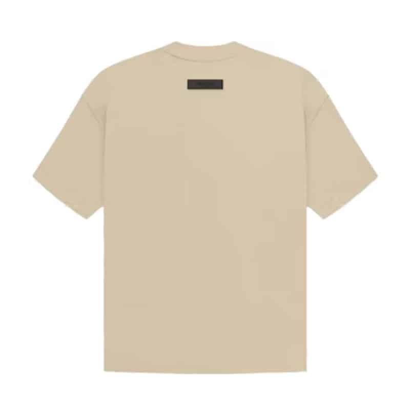 Essentials Tee SS23 Sand - Back