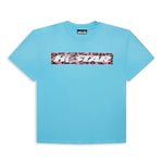 Hellstar Box Logo Tee Blue Front