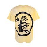 Hellstar Classic Black Glitter Logo Tee
