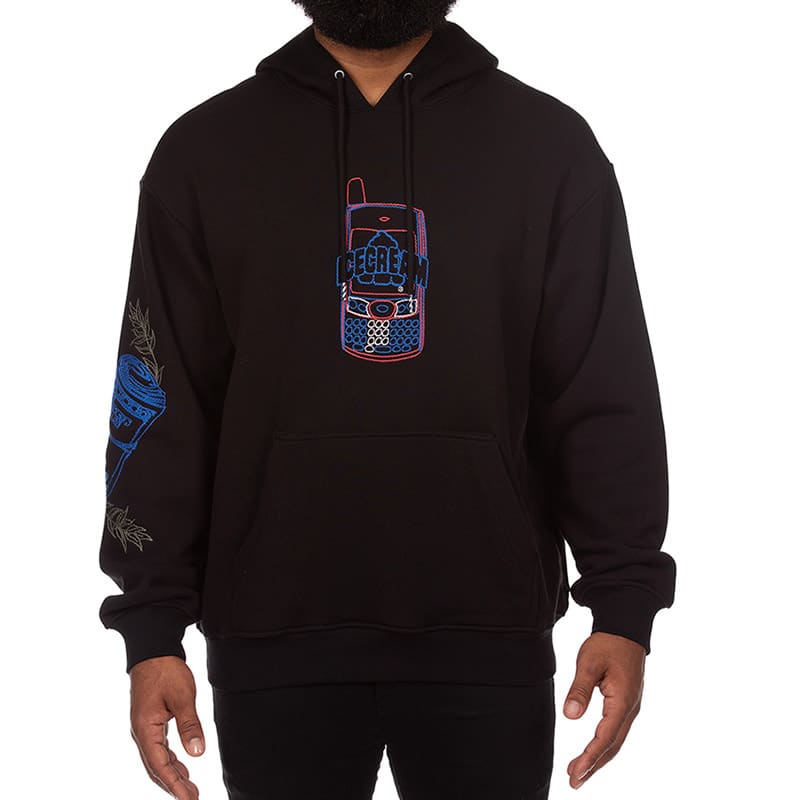 Ice Cream Dollar Caps Hoodie Black