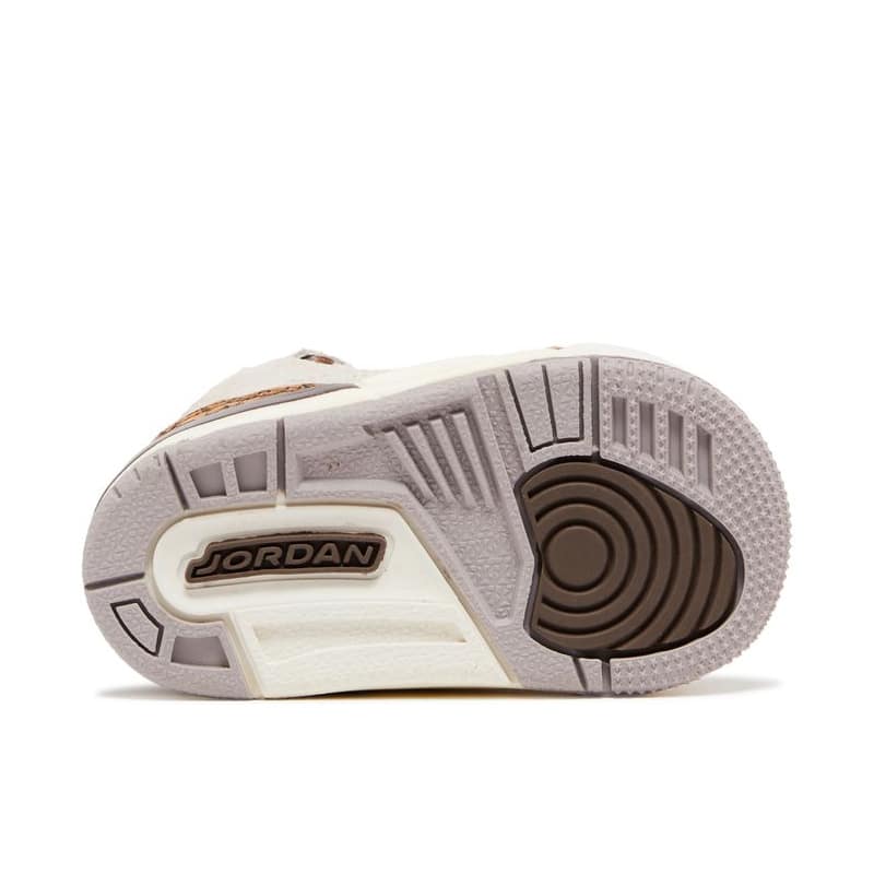 Jordan Retro 3 Infant "Palomino" Sole