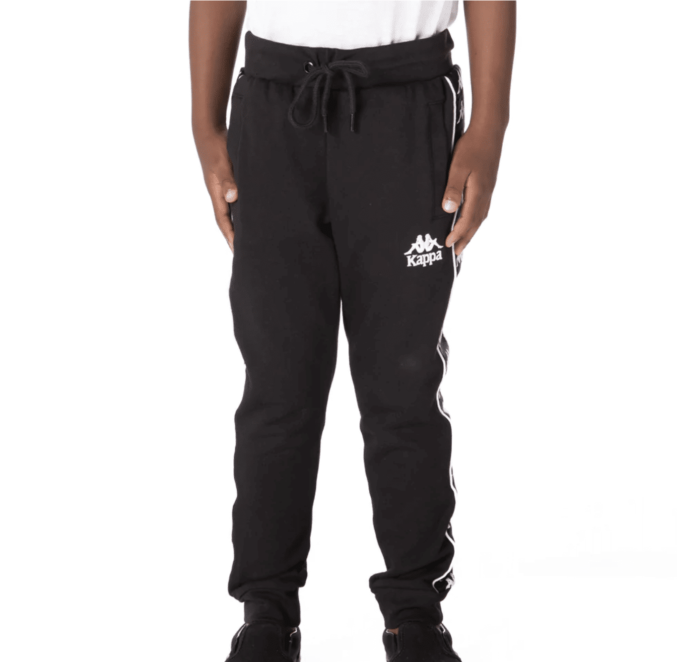 Kids Kappa Alanz 2 Pants Black