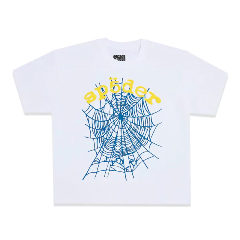 Sp5der Legacy Logo Heavyweight Tee White Front