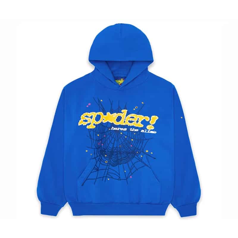 Sp5der TC Hoodie Blue