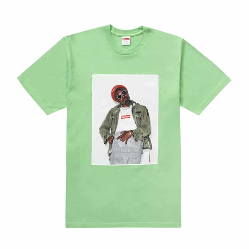 Supreme Andre 3000 Tee Lime