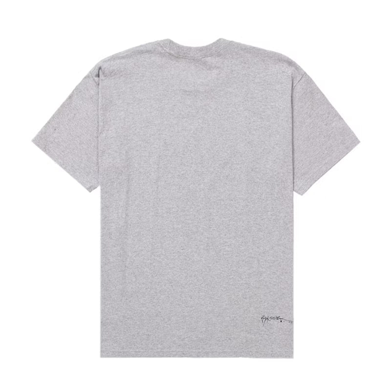 Supreme Ralph Steadman Box Logo Tee Heather Grey Back