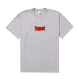 Supreme Ralph Steadman Box Logo Tee Heather Grey Front