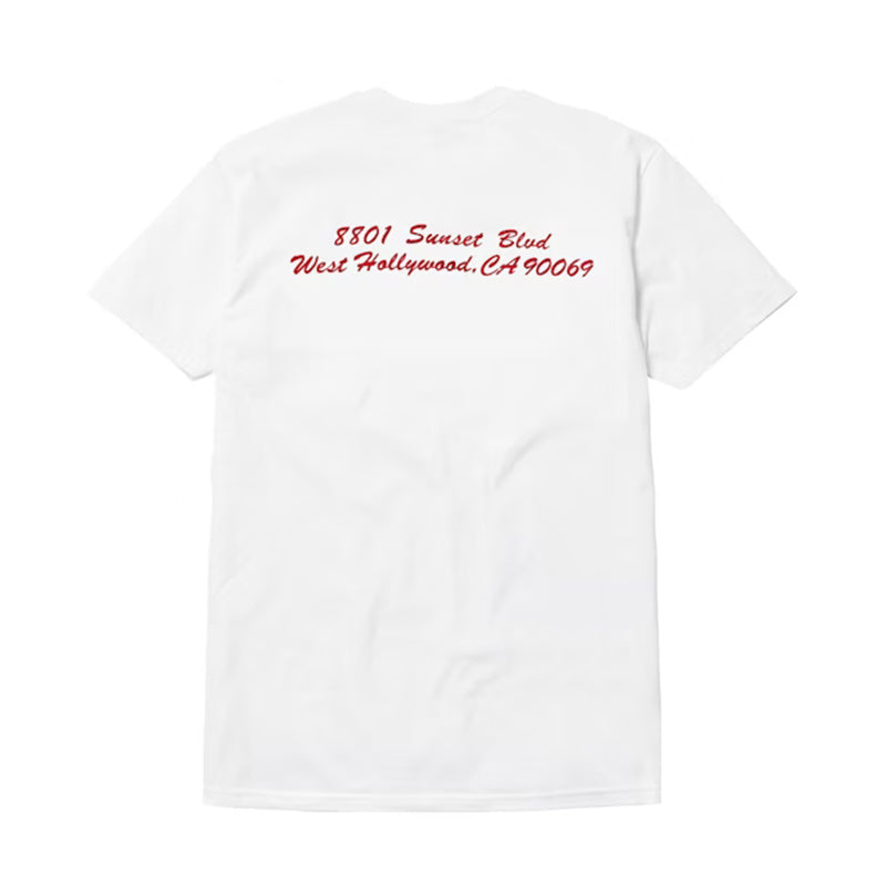 Supreme West Hollywood Box Logo Tee White Back