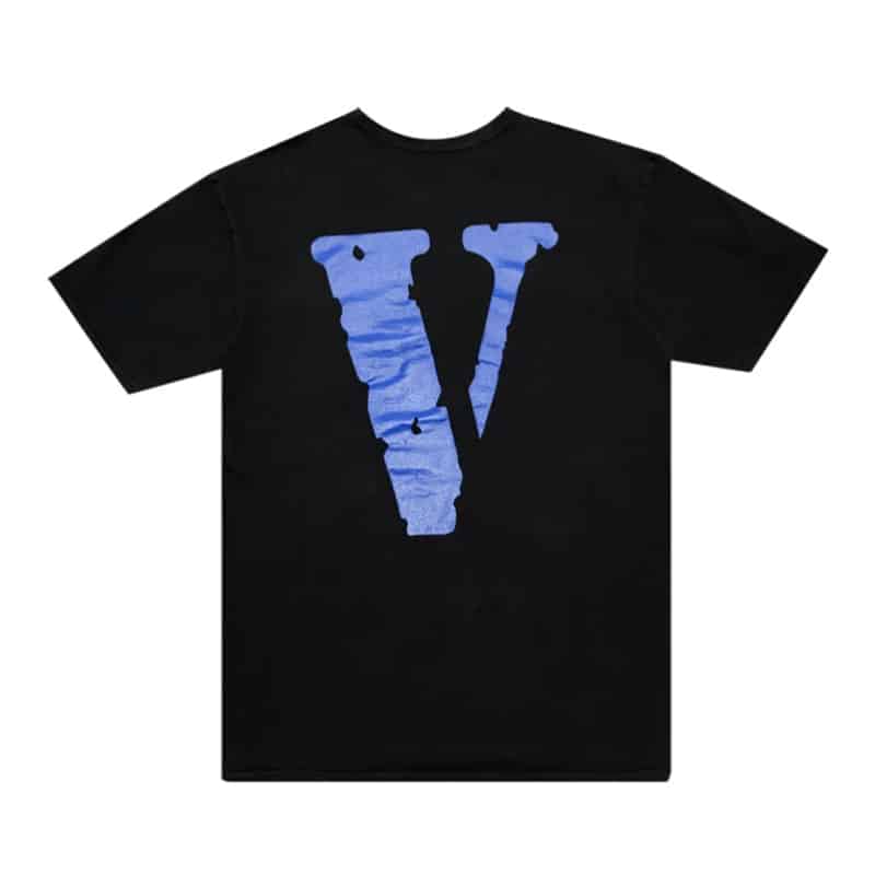 Vlone Blue Staple Tee Black - Back