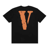 Vlone Orange Friends Tee Black - Back
