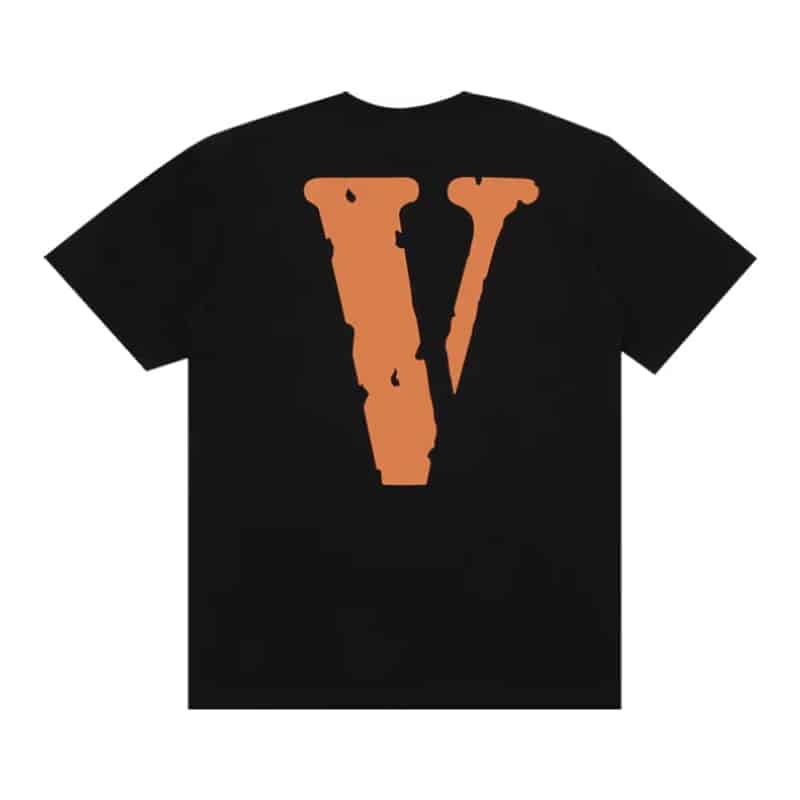 Vlone Orange Friends Tee Black - Back