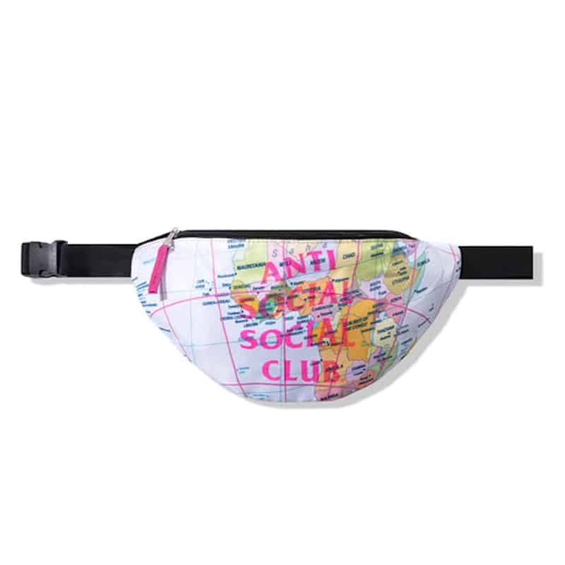 Anti Social Social Club Current Location Fanny Pack - 210000070920 Hidden Hype Clothing