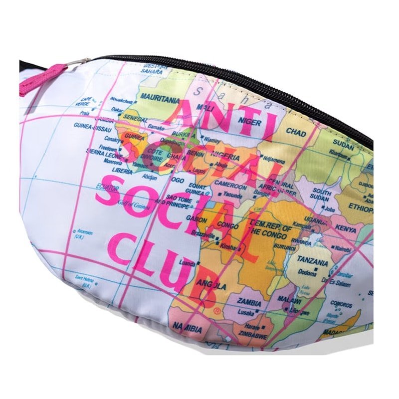 Anti Social Social Club Current Location Fanny Pack - 210000070920 Hidden Hype Clothing