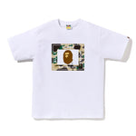 Bape 1st Camo Super Busy Works Tee - 210000093626 Hidden Hype Clothing