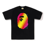 Bape Ape Head Electro Neon Tee 1 - 210000094785 Hidden Hype Clothing