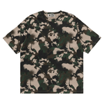 Bape Ape Head One Point Map Camo OS Tee - 210000100425 Hidden Hype Clothing