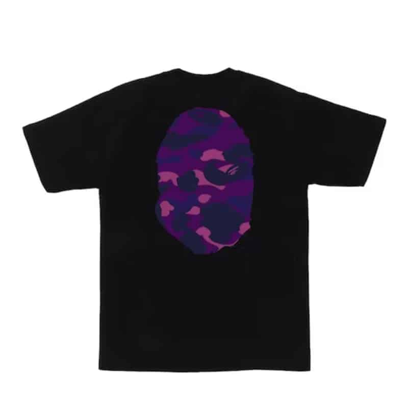 Bape Ape Head Purple Grid Camo F/B Tee - 210000078716 Hidden Hype Clothing