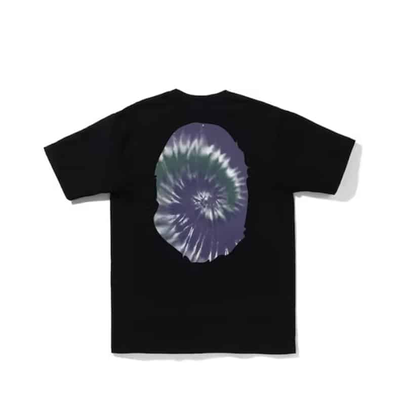 Bape Ape Head Purple Tie Dye Tee - 210000071326 Hidden Hype Clothing