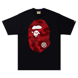Bape Ape Head Red Camo F/B Tee - 210000100434 Hidden Hype Clothing