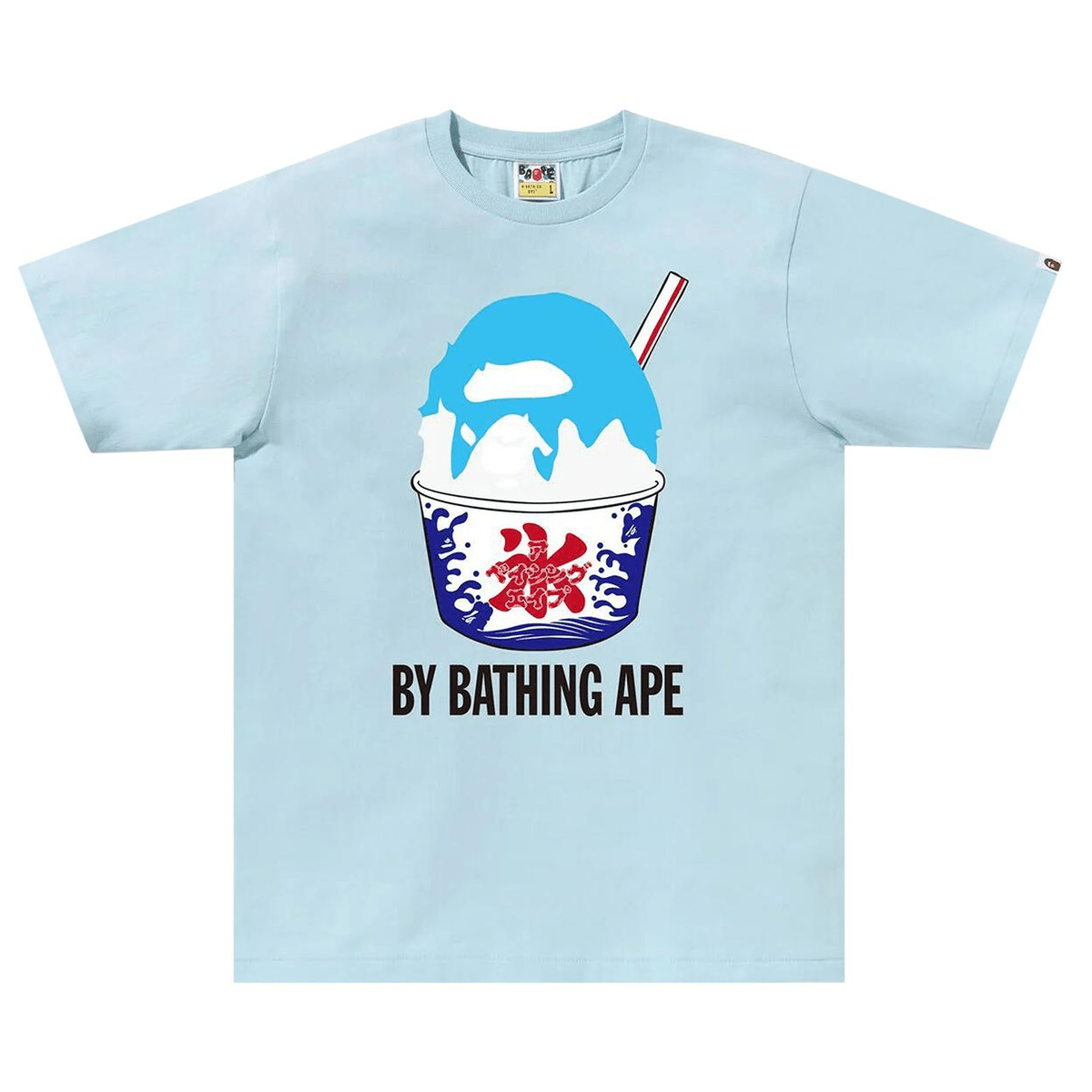 Bape Ape Head Shave Ice Blue Tee - 210000096911 Hidden Hype Clothing