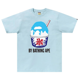 Bape Ape Head Shave Ice Blue Tee - 210000096911 Hidden Hype Clothing