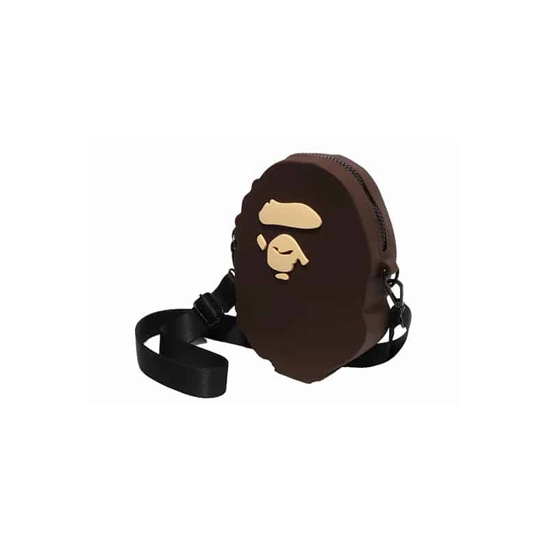 Bape Ape Head Silicon Shoulder Bag - 210000097809 Hidden Hype Clothing