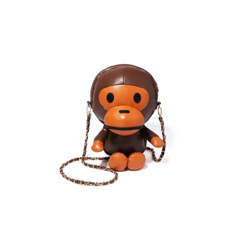 Bape Baby Milo Plush Doll Chain Shoulder Bag - 210000091963 Hidden Hype Clothing