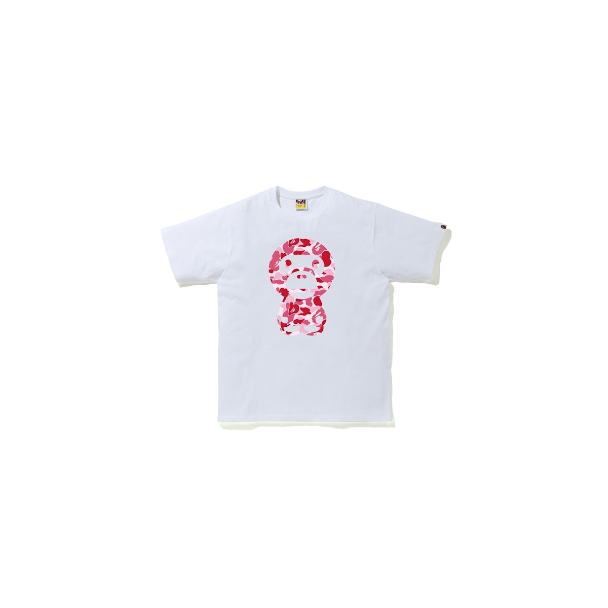 Bape Big Baby Milo ABC Pink Camo Tee - 210000101125 Hidden Hype Clothing