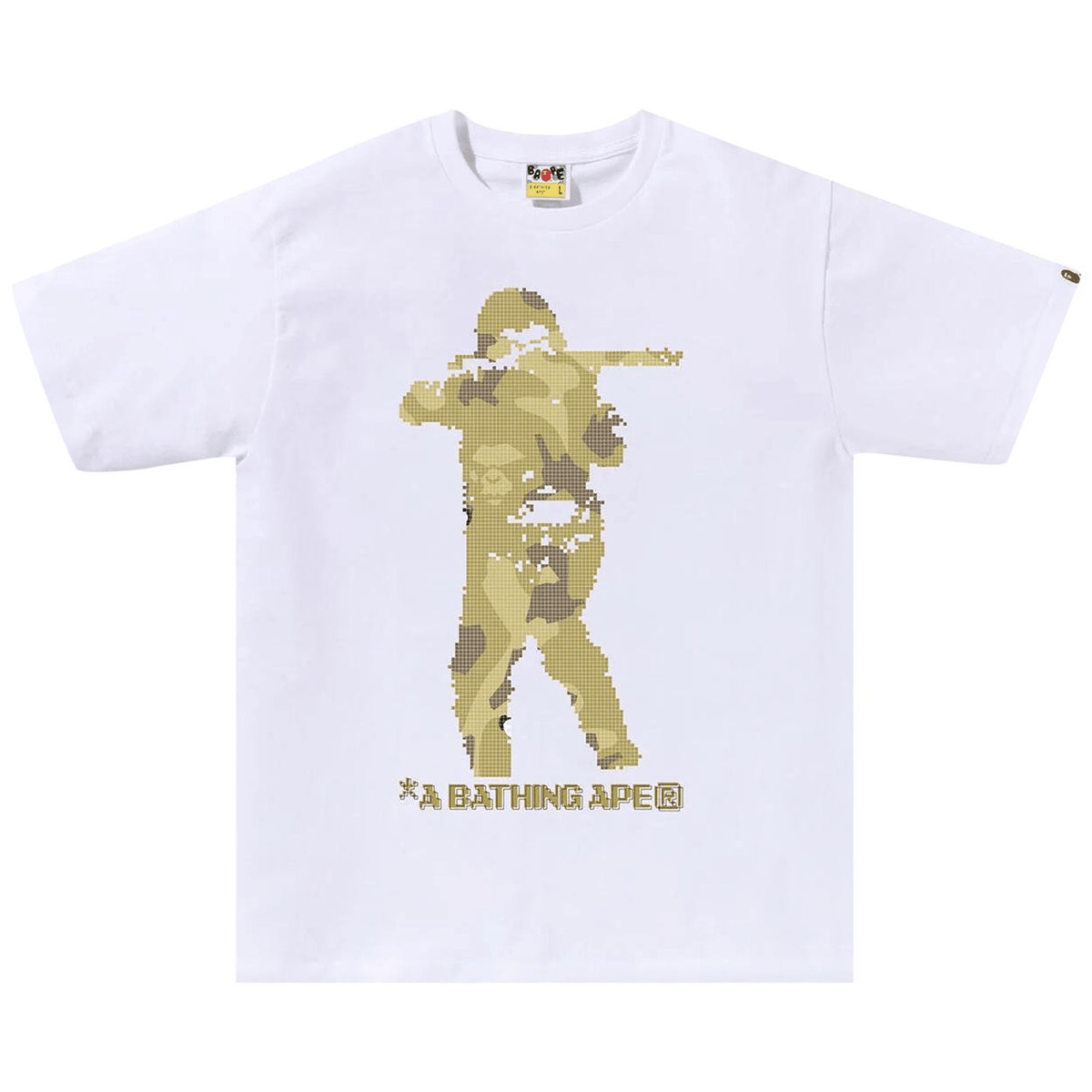 Bape Bitmap Soldier Tee - 210000100088 Hidden Hype Clothing