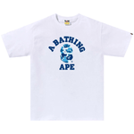Bape College ABC Blue Camo Tee SS25 - 210000098748 Hidden Hype Clothing