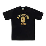 Bape College Gold Foil Tee 29 - 210000094813 Hidden Hype Clothing