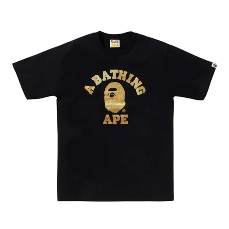 Bape College Gold Foil Tee 29 - 210000094813 Hidden Hype Clothing