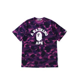 Bape College Logo Tee - 210000080101 Hidden Hype Clothing