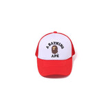 Bape College Trucker Hat 14 - 210000095701 Hidden Hype Clothing