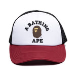 Bape College Trucker Hat - 210000094341 Hidden Hype Clothing