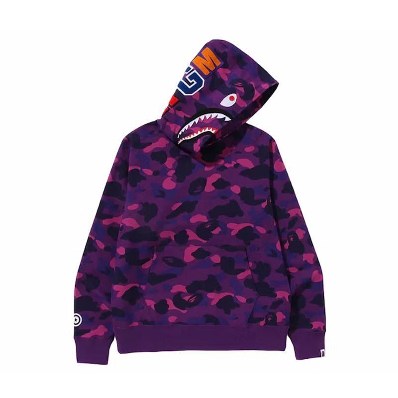 Bape Color Camo Shark Pullover Hoodie - 210000091779 Hidden Hype Clothing
