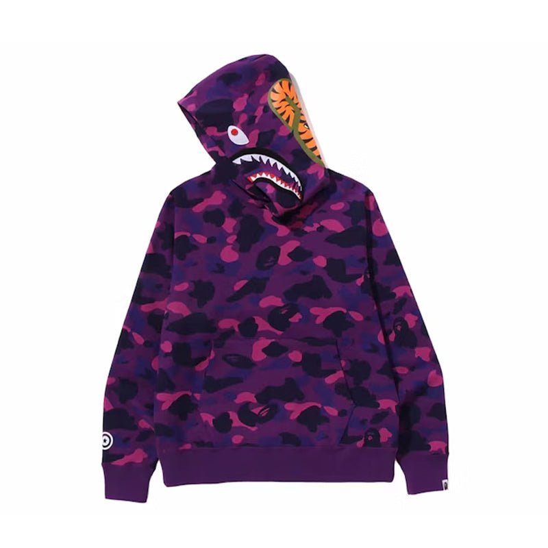 Bape Color Camo Shark Pullover Hoodie - 210000091779 Hidden Hype Clothing