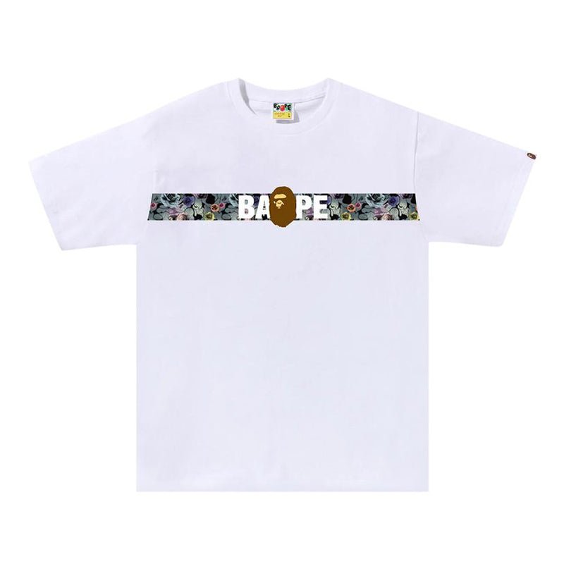 Bape Floral Camo Tape Tee - 210000096136 Hidden Hype Clothing