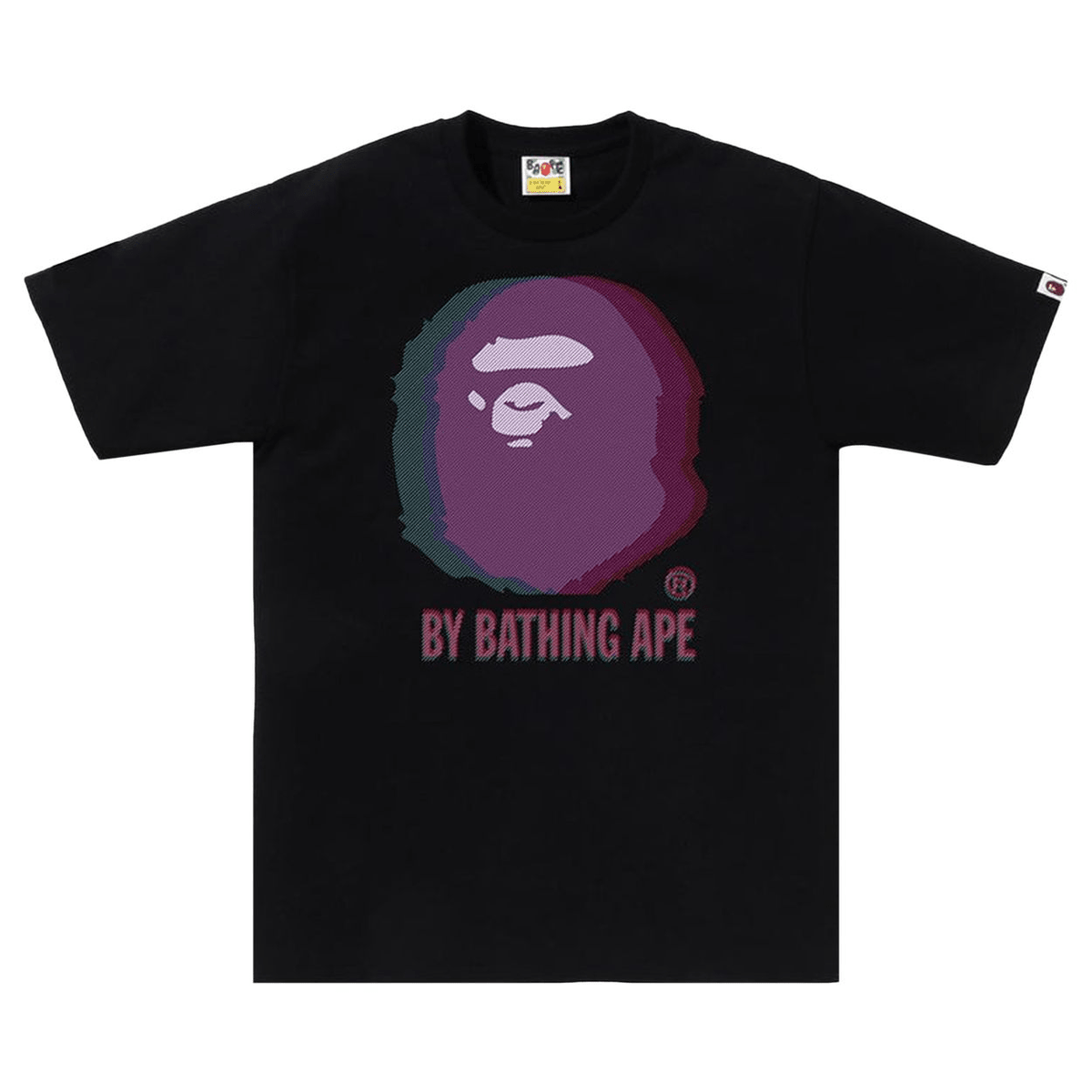 Bape Glitch Art By Bathing Ape Tee - 210000093679 Hidden Hype Clothing