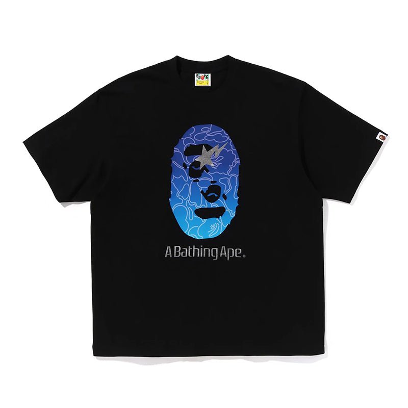 Bape Line Camo Ape Head Tee - 210000093473 Hidden Hype Clothing