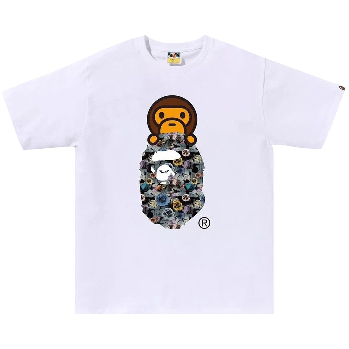 Bape Milo On Ape Head Floral Camo Tee - 210000098270 Hidden Hype Clothing