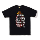 Bape Milo on Ape Head Red Graffiti Check Tee - 210000078718 Hidden Hype Clothing