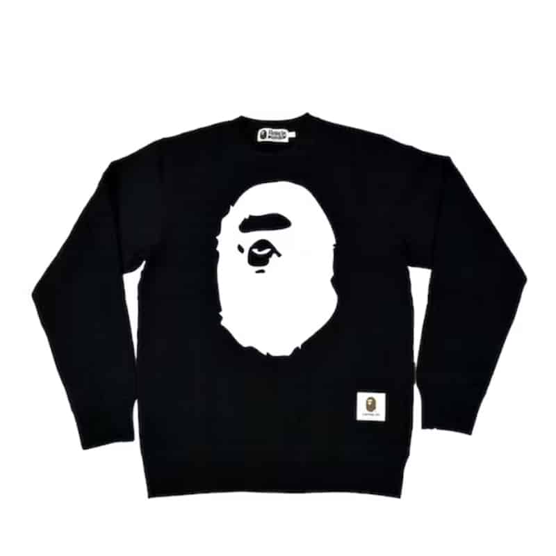 Bape Premium Happy New Year Big Ape Head Logo Crewneck - 210000081139 Hidden Hype Clothing