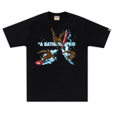 Bape Printed Surfing Apes Tee - 210000093618 Hidden Hype Clothing