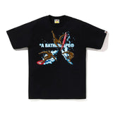 Bape Printed Surfing Apes Tee - 210000093618 Hidden Hype Clothing