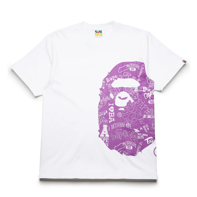 Bape Purple Comic Big Ape Head Tee - 210000093490 Hidden Hype Clothing