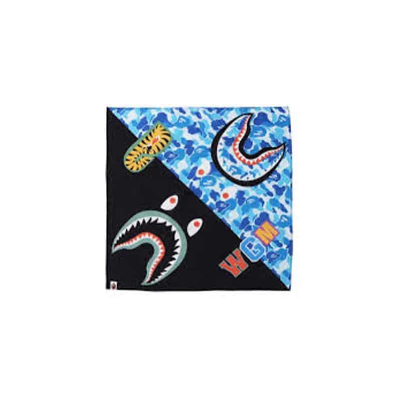 Bape Shark ABC Camo Bandana - 210000051970 Hidden Hype Clothing