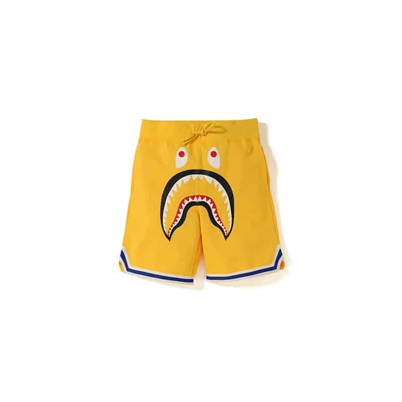 Bape Shark Basketball Sweat Shorts - 210000067192 Hidden Hype Clothing